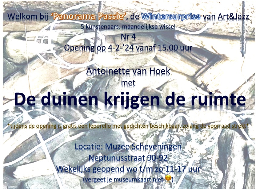 Antoinette van Hoek 'De Duinen krijgen de ruimte', Muzee Scheveningen