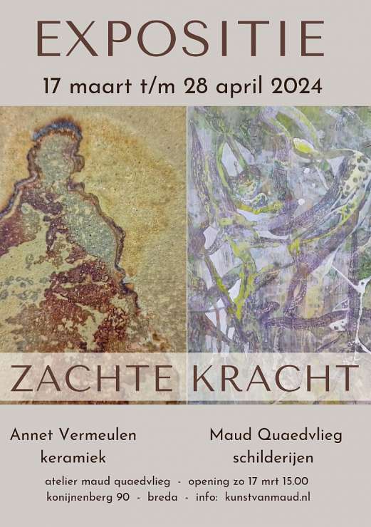 Atelier Maud Quaedvlieg - Duo-Expositie 'Zachte Kracht'