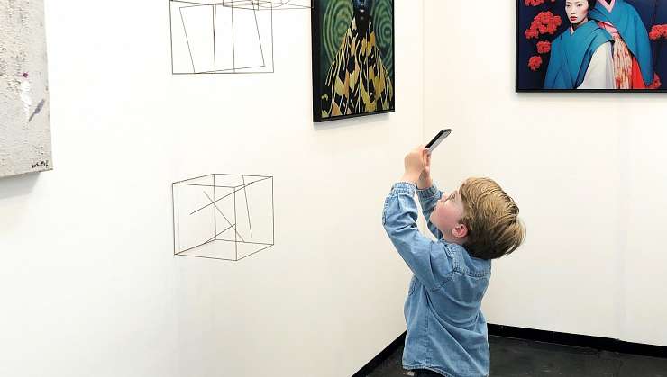 Kinderen kiezen Kunst-speurtocht bij SBK Kunstuitleen & Galerie